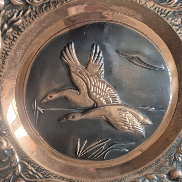 Antique Cottage Core copper plate hand engraved - Picture 2 of 6